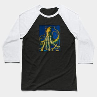 A portrait of an Eldritch Creature Baseball T-Shirt